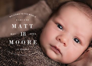 Birth Announcement